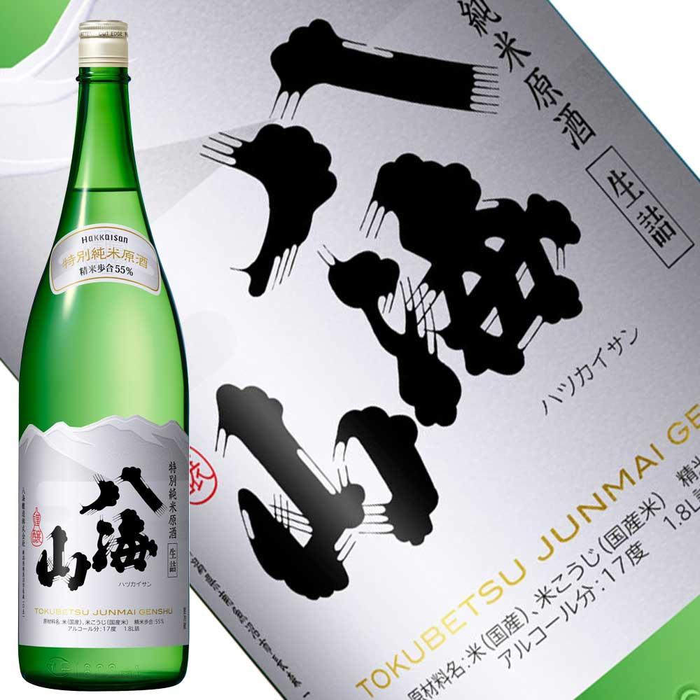 日本酒 八海山 特別純米原酒・鶴齢 純米酒 超辛口 1800ml×2本セット