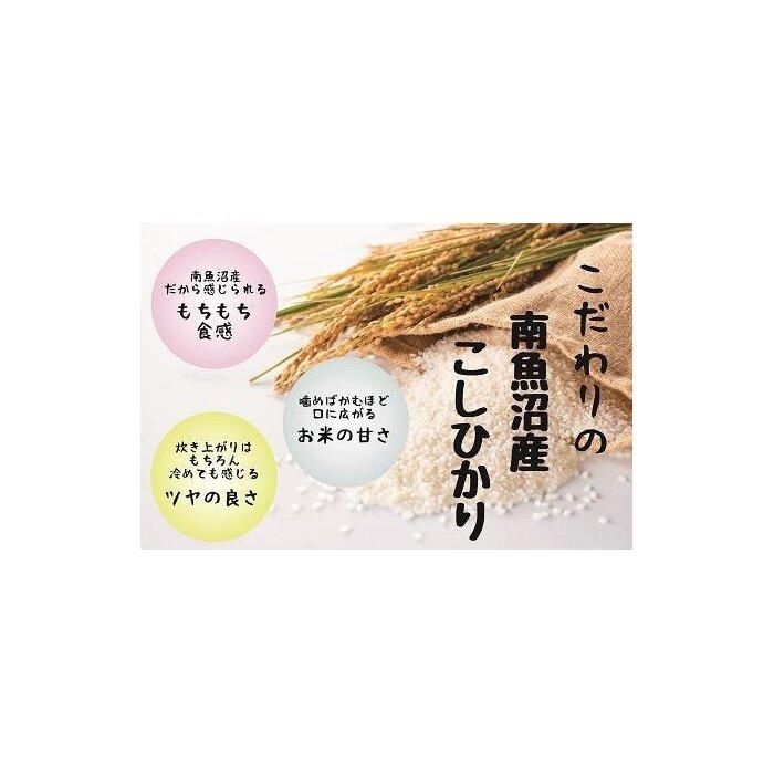 南魚沼産コシヒカリ特別栽培米 白米 15kg　(5kg×3袋)