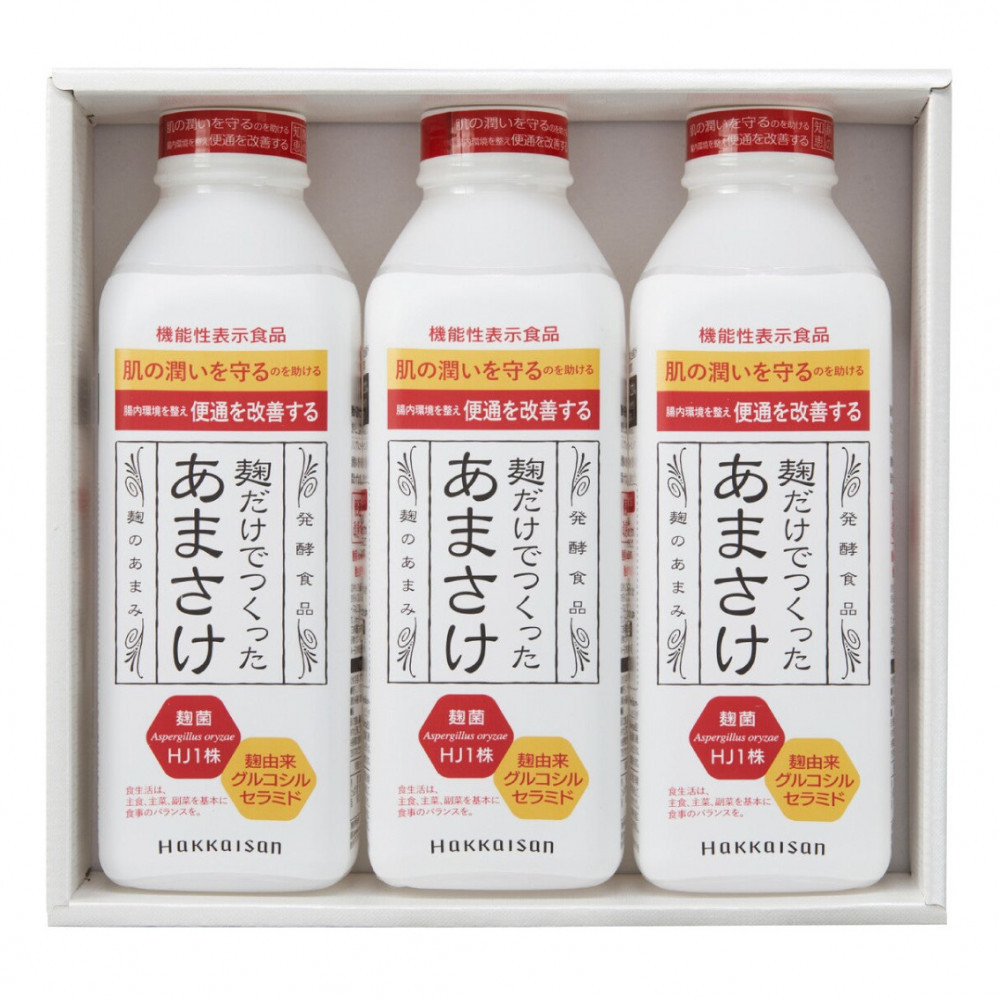 八海山 麹だけでつくったあまさけ 825g 3本セット【八海山 麹 こうじ 米麹 甘酒 あま酒 ノンアル 甘さひかえめ ストレート すっきり 味わい ホット】