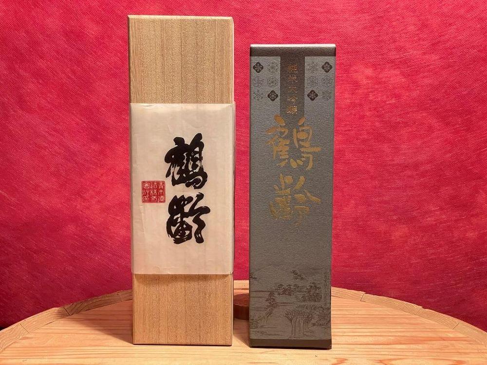 雪国の銘酒「鶴齢」の純米大吟醸2種類飲み比べセット(1800ml×2）