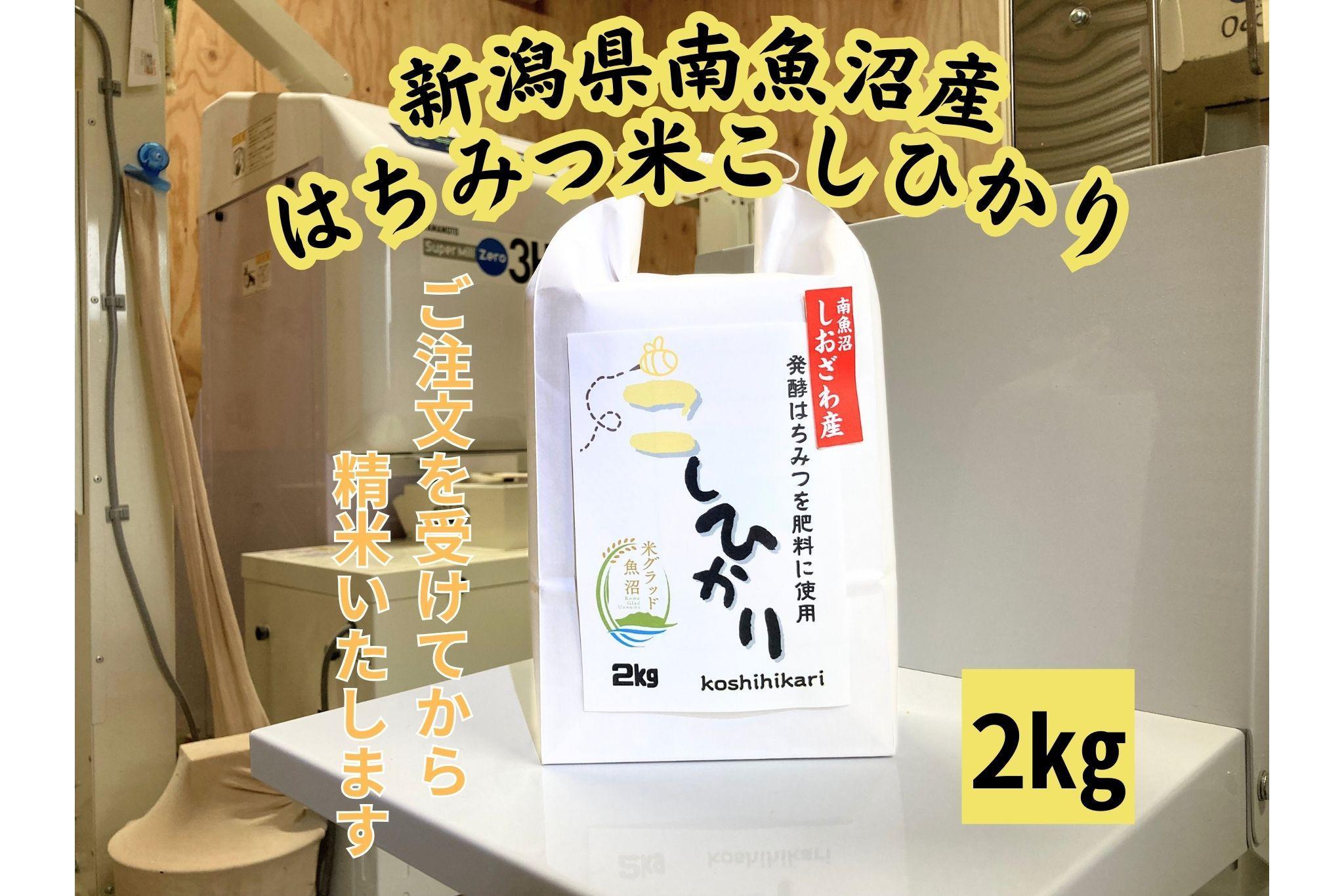 【希少】南魚沼産塩沢はちみつ米　2kg　新米