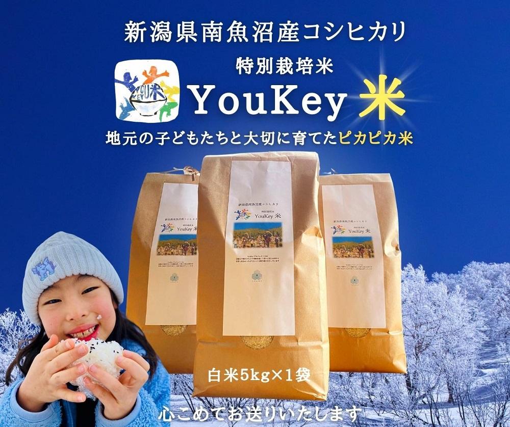 新潟県南魚沼産　特別栽培米 「YouKey 米」 5kg（精米）