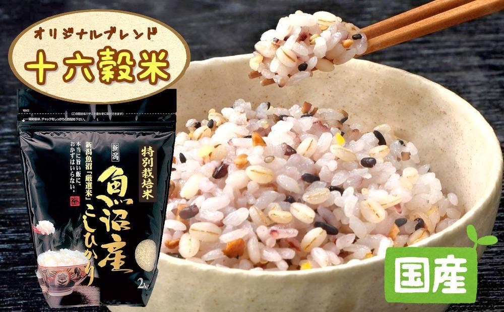 【令和7年産】極上南魚沼産コシヒカリと国産十六雑穀米のセット　4ｋｇ+450ｇ