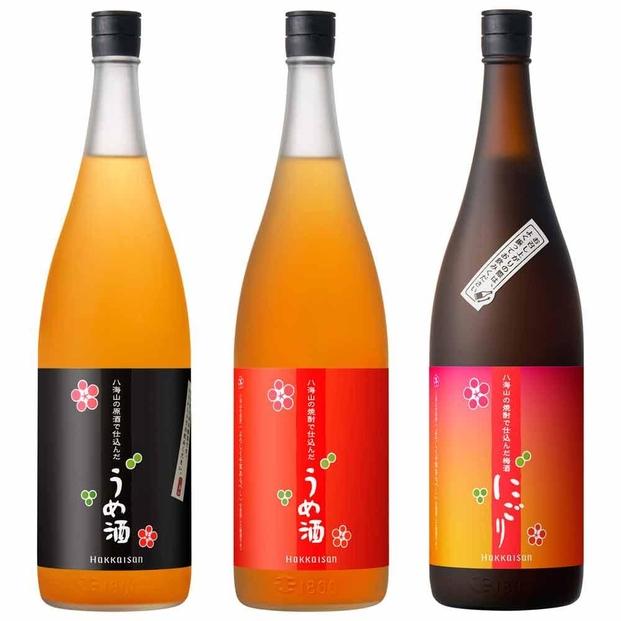 八海山 原酒梅酒・焼酎梅酒・にごり梅酒 1800ml×3本セット