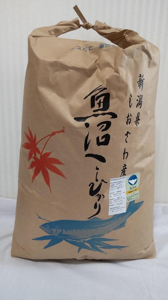新潟県認証特別栽培米魚沼産しおざわコシヒカリ玄米30kg