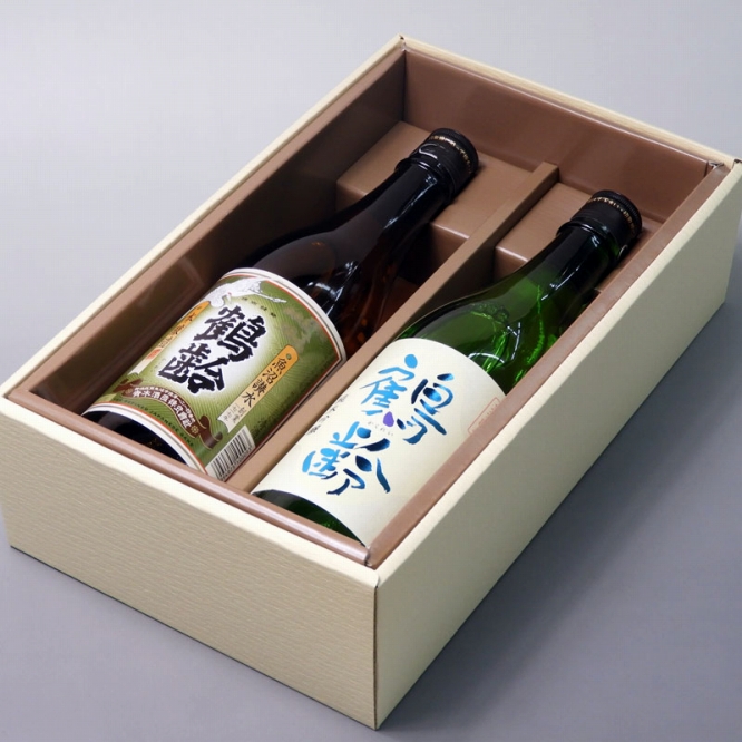 日本酒 鶴齢 本醸造・純米吟醸720ml×2本セット