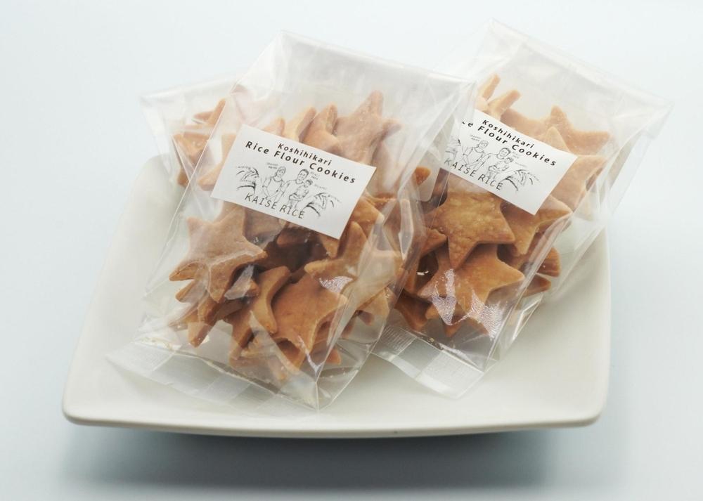 南魚沼産コシヒカリ米粉クッキー8個セット（45g×8袋）