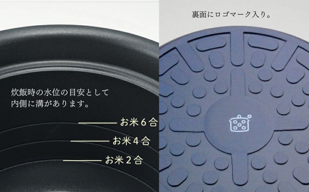 栗原はるみ 万能鍋(大)スチームプレート付き(ネイビー)【径約20cm】なべ