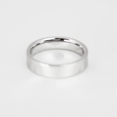 純チタン平打リング(幅2.5mm)9号【1643408】