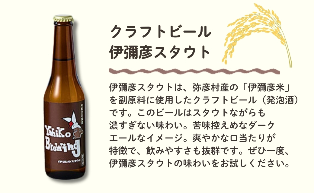 弥彦ブリューイング 4種飲み比べ12本セット クラフトビール(発泡酒)新潟県 弥彦村