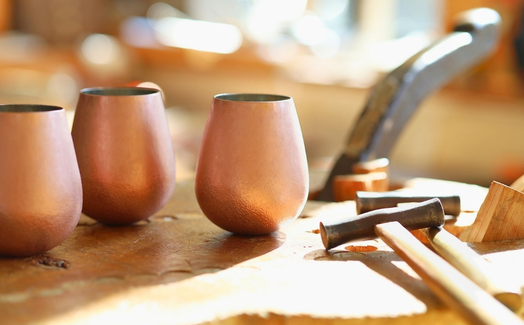 百年物語 銅製 ビアグラス / タンブラー「jun - 醇」冷たい 贈答品