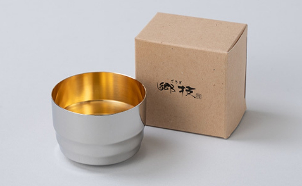 「ヨシカワ 郷技ぐいのみ 100ml」1個× 弥彦酒造「彌彦愛国 純米吟醸 720ml」1本セット