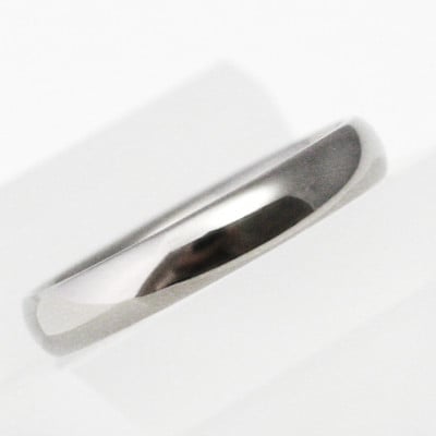 純チタン甲丸リング(幅3mm)10号【1642910】