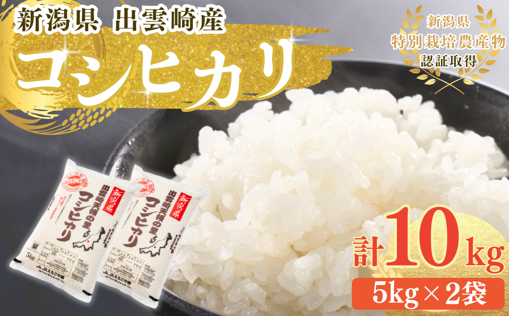 新米 新潟県産 コシヒカリ 10㎏  出雲崎町産 「天領の里」 令和6年産 白米 精米 お米 こしひかり