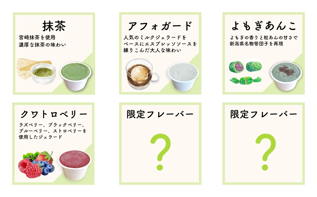 【手作りジェラート】アイスクリーム 詰め合わせ 12種類（12個入）ミルク いちご 抹茶 ほうじ茶 アフォガード ラムレーズン ヘーゼルナッツ よもぎあんこ チョコ クワトロベリー 季節のおすすめ 新潟県 出雲崎町