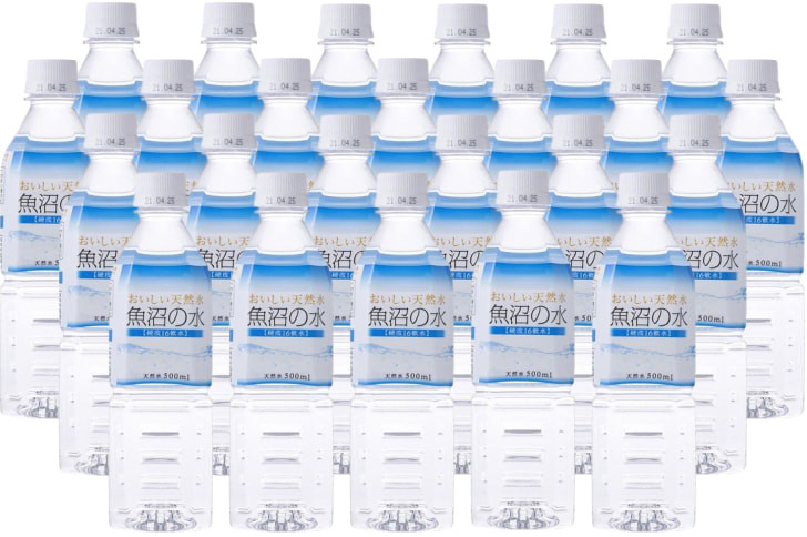 硬度16の超軟水「魚沼の水」 500ml×24本セット 苗場山の深い地層で自然ろ過されたおいしい天然水【地場産品】 4754874