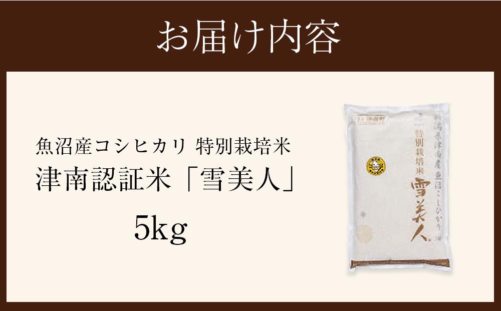 【12ヶ月定期便】【令和8年産】魚沼産コシヒカリ 特別栽培米「雪美人」5kg
