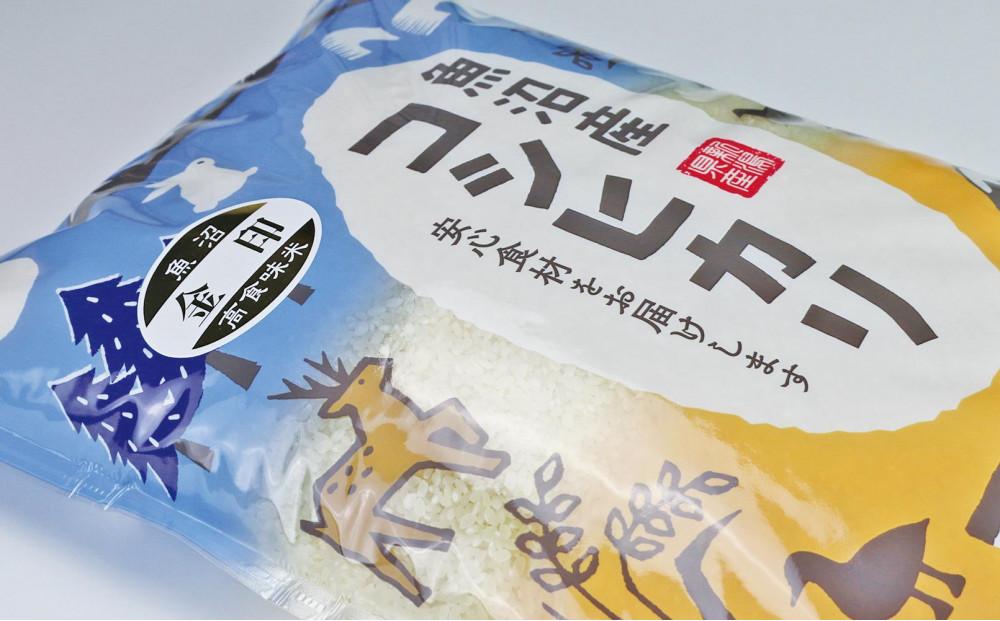 ＜令和6年産新米予約＞【定期便】魚沼産コシヒカリ「金印」高食味米 5kg×全3回