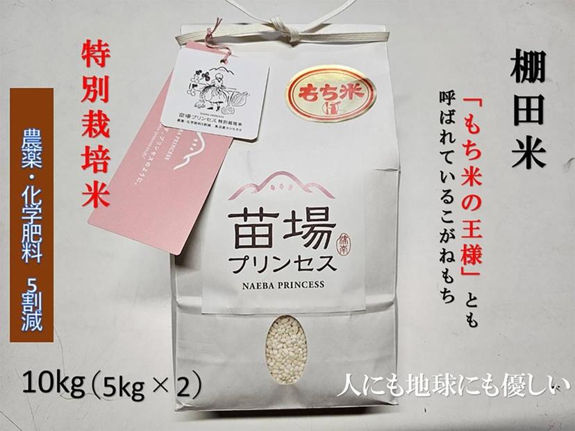 魚沼産こがねもち　精米10kg（5kg×2）特別栽培米　農薬化学肥料５割減