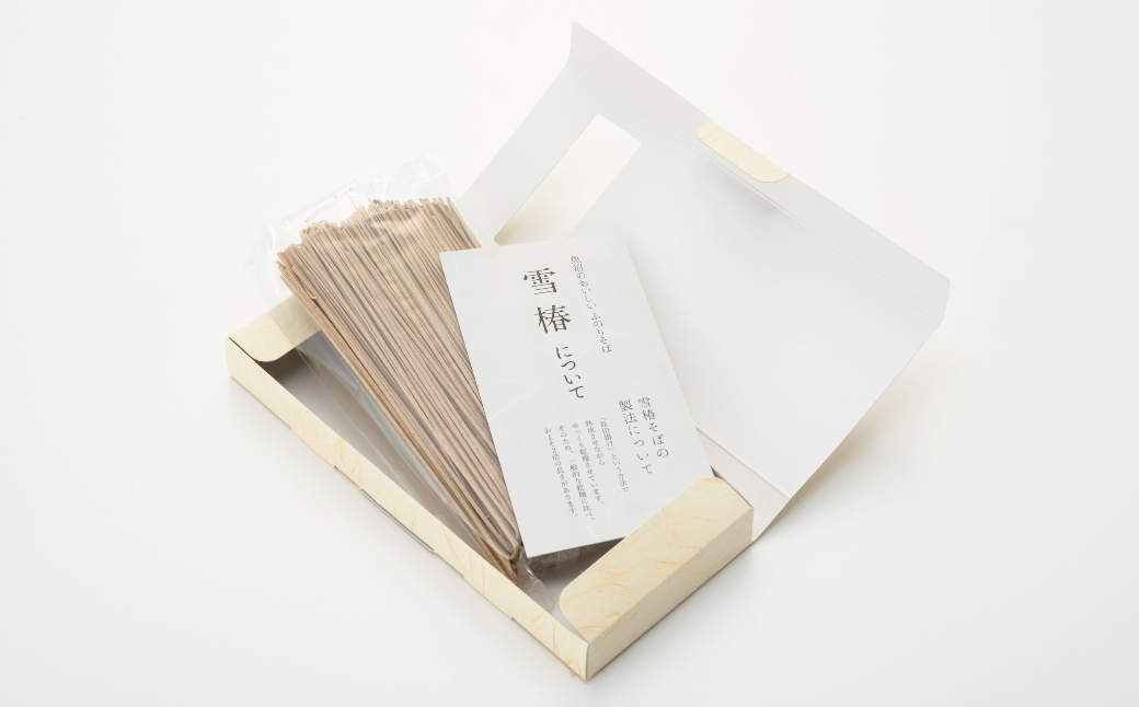 魚沼のおいしいそば 雪椿 180g×1袋