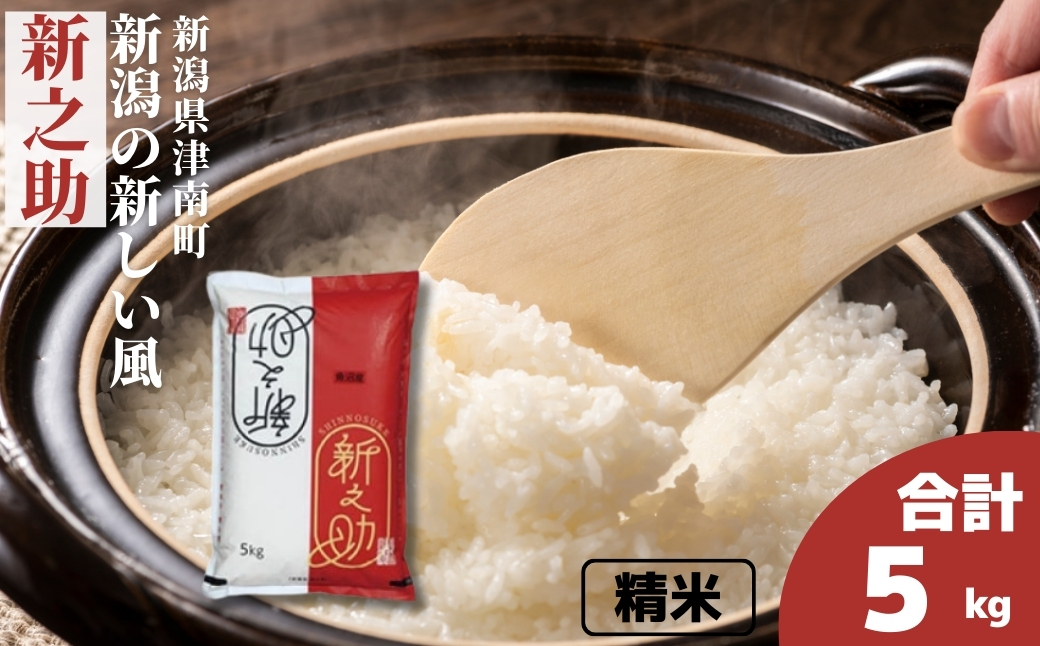 魚沼津南産 新潟の新しい風「新之助」5kg
