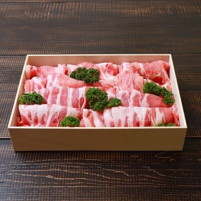 越後もち豚ロース肉(しゃぶしゃぶ用)1kg【配送不可地域：離島】【1117855】