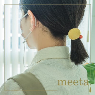 トントン真鍮ヘアゴムとマルチチェーンのセット×各1点【配送不可地域：沖縄県】【1479339】