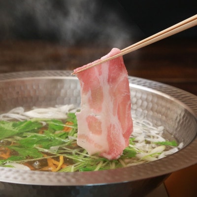 [小分けパックがうれしい] 越後もち豚肩ロース肉(しゃぶしゃぶ用) 合計900g【配送不可地域：離島】【1644024】