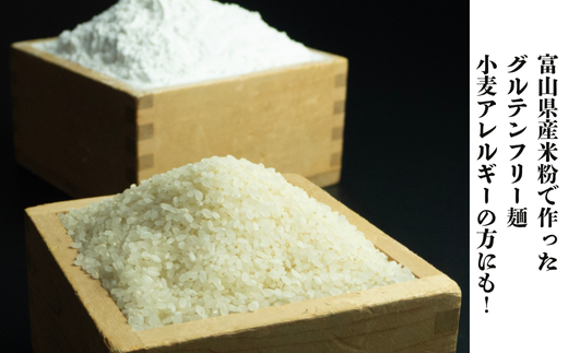 グルテンフリー　富山県産米粉　アレンジ　もちもち「米粉ラーメン12食セット」※北海道・沖縄・離島への配送不可