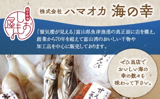 【富山湾深海魚】ゲンゲの干物 2種セット（上干し・生干し　各2袋）ハマオカ海の幸 ※北海道、沖縄、離島配送不可