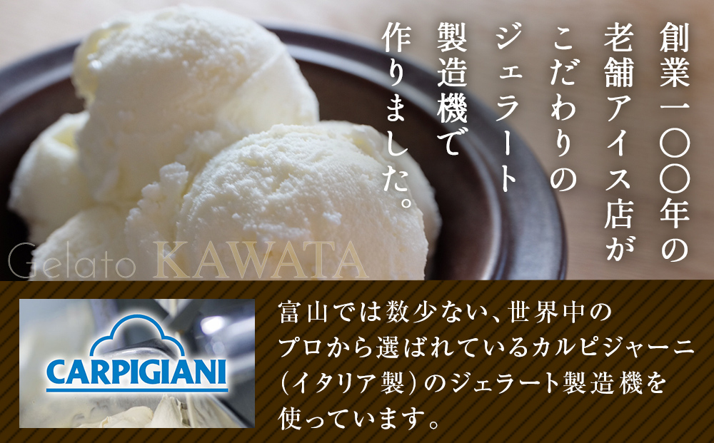 【訳あり プレミアムジェラート】　ジャージーミルク 1L