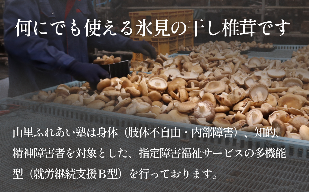 干し椎茸 80g×2袋（丸ごと） 富山県 氷見市 干し シイタケ 野菜 出汁 そのまま どんこ