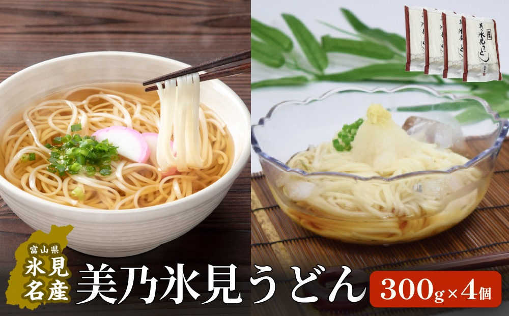 美乃氷見うどんお徳用4個入  | 氷見 うどん 乾麺 送料無料 細麺 手延べ ご当地 訳アリ わけあり 切れ端 お得