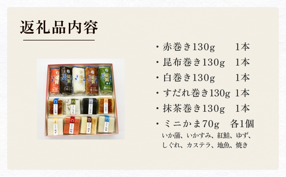 かまぼこ ミニかまセット 三権商店 富山県 氷見市 蒲鉾 詰め合わせ ギフト