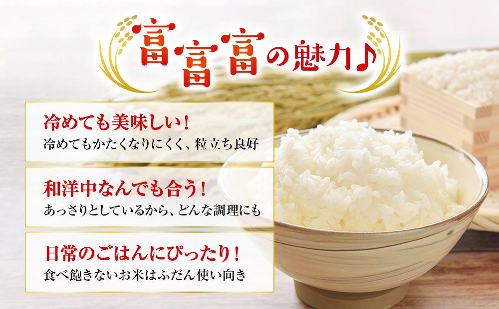 令和7年産 富山県産 特別栽培米 富富富 ２kg×２ 