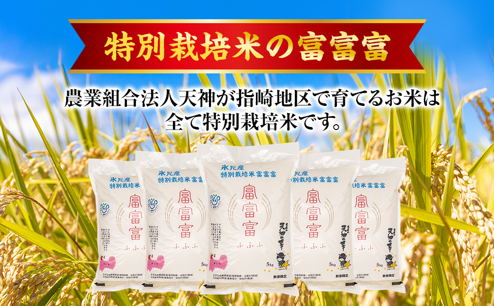 令和7年産 富山県産 特別栽培米 富富富 ２kg×２ 