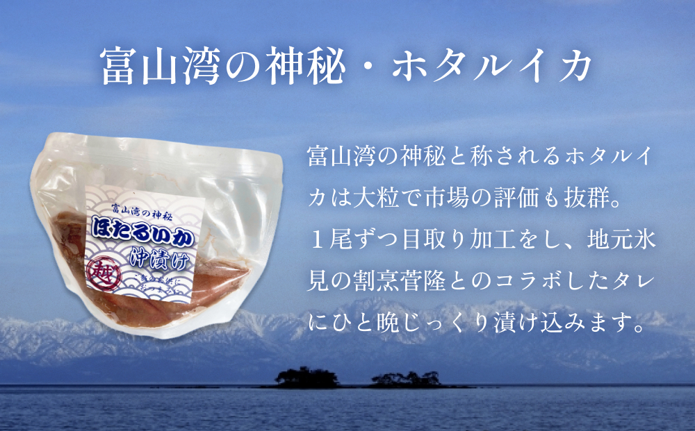 ホタルイカ沖漬け 120g×2個 富山県 氷見市 ほたるいか 沖漬け 肴 イカ