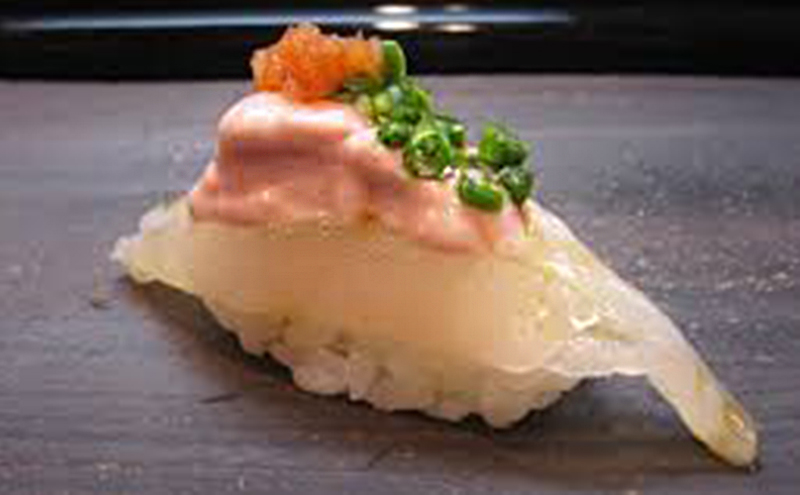 富山のお寿し5貫盛り「黒部」カワハギ5貫 お寿司 魚介類 