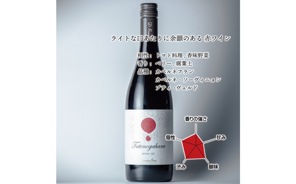 立野原 ルージュ2022 ワイナリー風景ポチ袋5枚セット付き