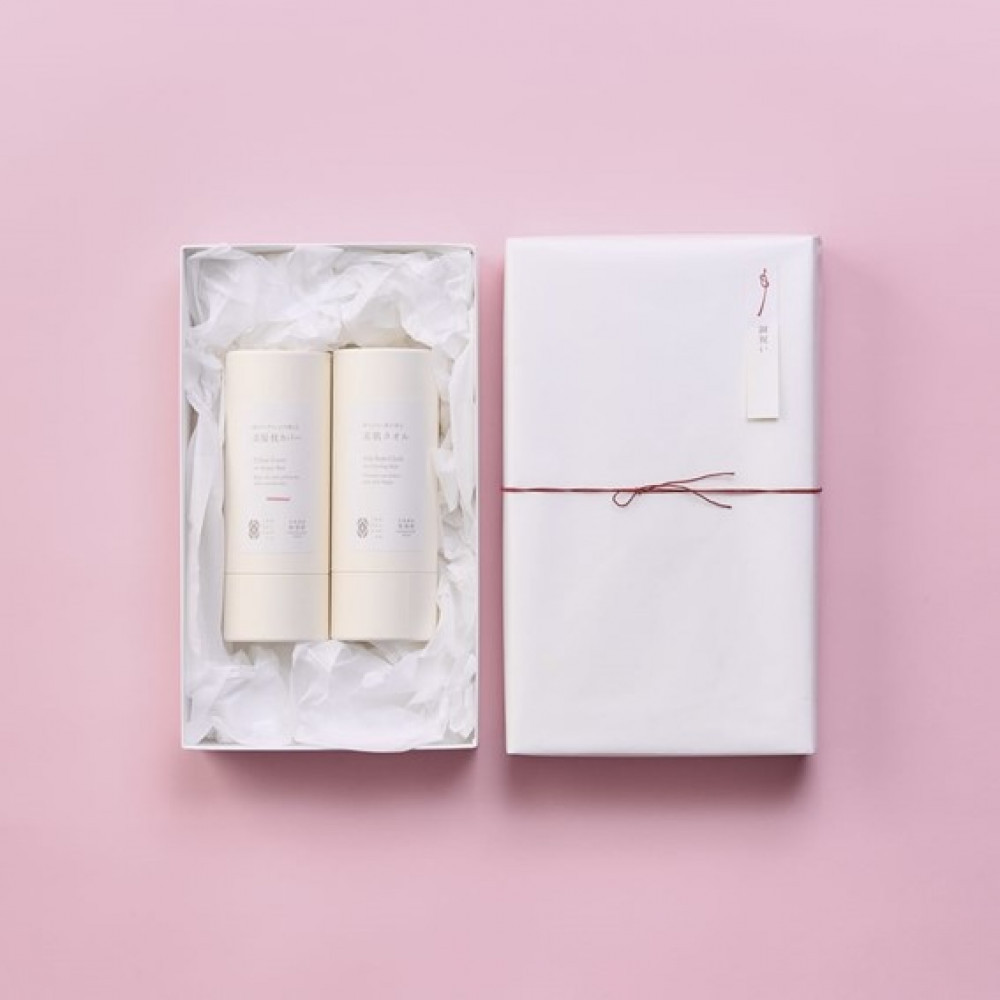 【南砺市】松井機業「城端しけ絹」全身整う 美髪枕カバー【朱鷺色（薄ピンク）】×美肌タオルセット