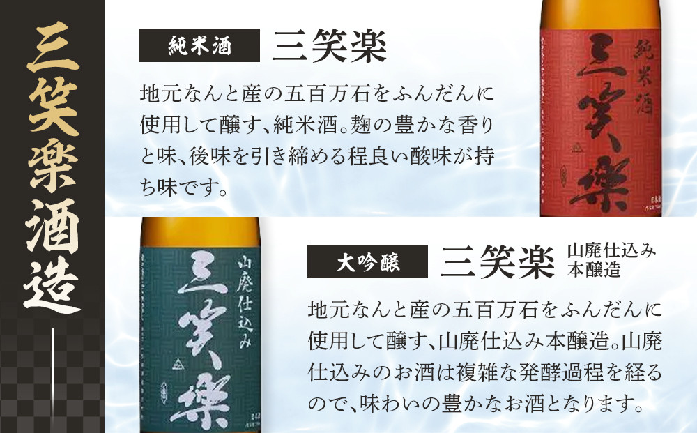 南砺市 地元酒蔵3社の日本酒厳選6本セット