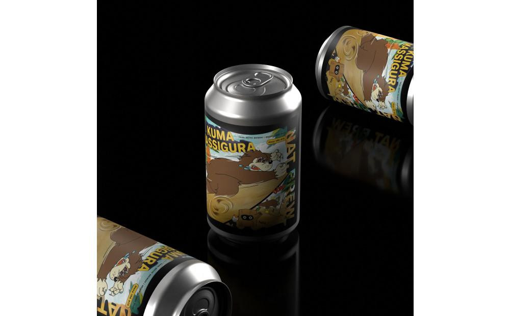 【定期便６回】クラフトビール NAT.BREWおまかせ 6本セット 飲み比べ 発泡酒 季節限定