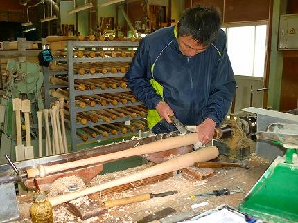 南砺市福光のバット職人が作る　オーダーメイド硬式用木製バット《南砺の逸品》