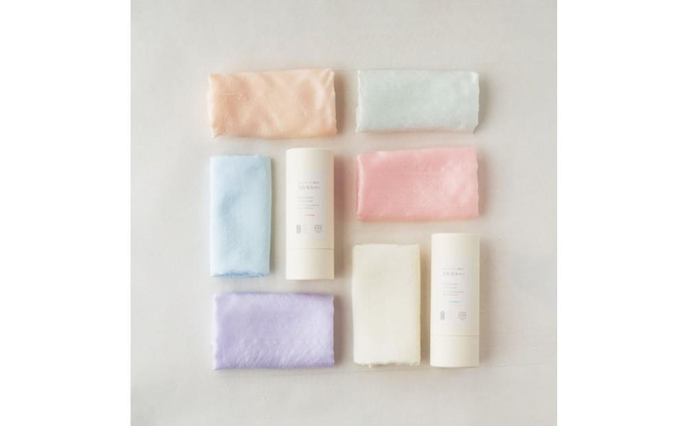 【南砺市】松井機業「城端しけ絹」美髪枕カバー　若草（緑）