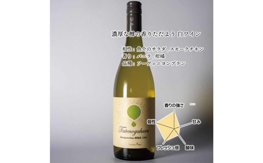 立野原 ソーヴィニヨンブラン 2023 ワイナリー風景ポチ袋5枚セット付き