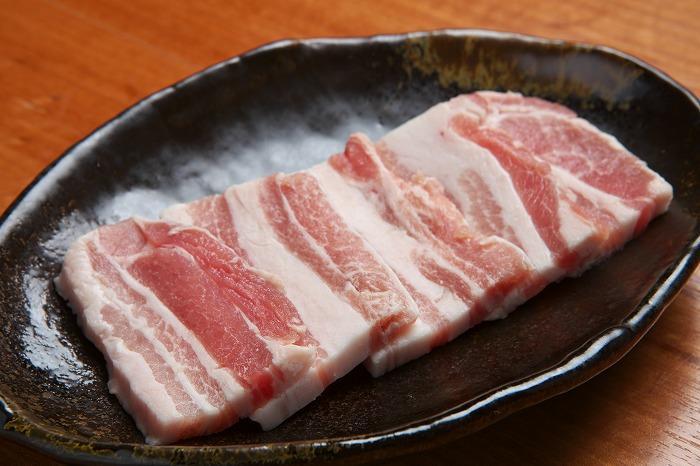 南砺ポーク 豚バラ焼肉用　2kg（500g×4）