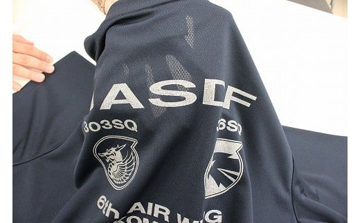 小松基地オリジナル ドライTシャツ 航空自衛隊グッズ 黒（Lサイズ)｜石川県 小松市 ウイング