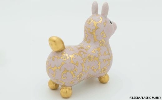 【RODY×九谷焼】九谷焼ロディ「白粒盛金桜花唐草文(ピンク)」仲田錦玉