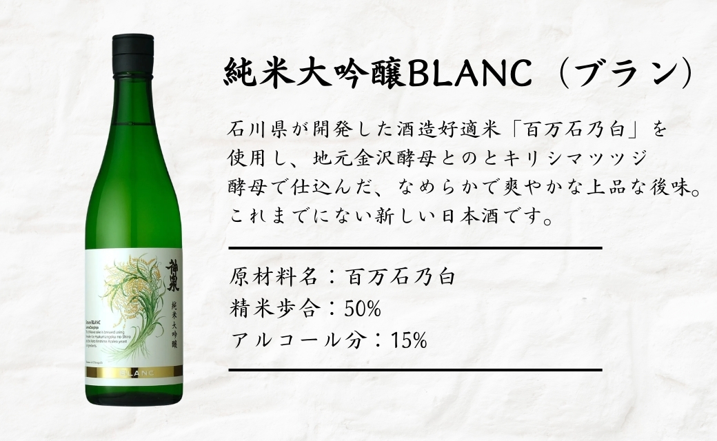 【3ヶ月定期便】 数量限定 日本酒 神泉 おすすめセット（720ml×2本）×3ヶ月 お酒 父の日 ギフト お花見 プレゼント | 石川県 小松市 北陸 【東酒造】