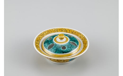 九谷焼製香炉 陽タイプ 蔓【060026】